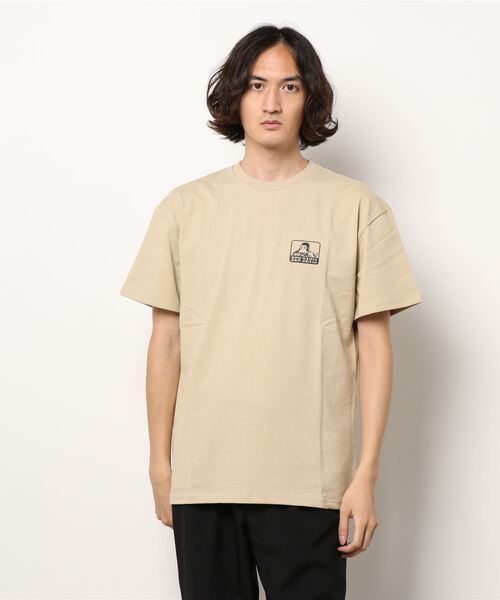 BEN DAVIS ORIGINALS（ベンデイビスオリジナルス）の「《BEN DAVIS》 CITY  PRINT TEE/ベンデイビス シティプリントTシャツ（Tシャツ/カットソー・メンズ・ブラック/ホワイト/ヘザーグレー/マスタード/ライトグリーン/ピンク/パープル/ネイビー/オレンジ/グリーン系その他/ライトイエロー/ライトパープル/チャコールグレー/ベージュ/サックスブルー系・LARGE/MEDIUM/SMALL/X-LARGE）」の6枚目の写真