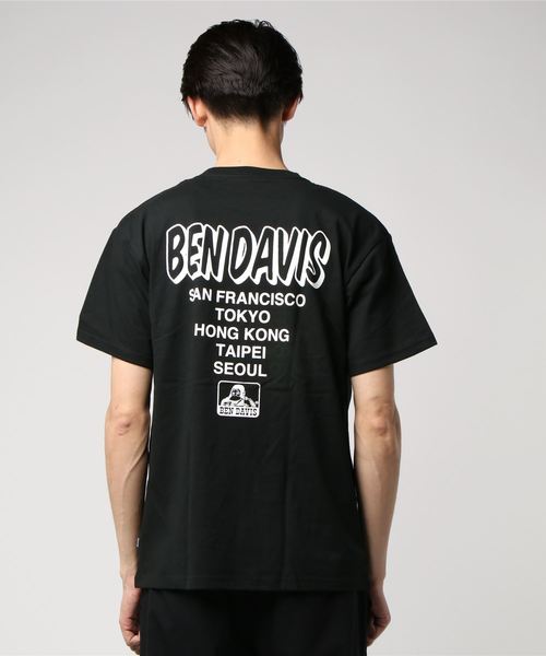 BEN DAVIS ORIGINALS（ベンデイビスオリジナルス）の「《BEN DAVIS》 CITY  PRINT TEE/ベンデイビス シティプリントTシャツ（Tシャツ/カットソー・メンズ・ブラック/ホワイト/ヘザーグレー/マスタード/ライトグリーン/ピンク/パープル/ネイビー/オレンジ/グリーン系その他/ライトイエロー/ライトパープル/チャコールグレー/ベージュ/サックスブルー系・LARGE/MEDIUM/SMALL/X-LARGE）」の17枚目の写真