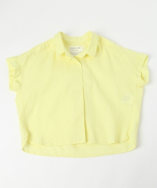 BAYFLOW（ベイフロー）の「BAYFLOW／[KIDS]コットンリネンスキッパーシャツ（シャツ/ブラウス・キッズ・オフホワイト/イエロー/その他2・SMALL/MEDIUM/LARGE/X-LARGE/XX-LARGE）」の10枚目の写真