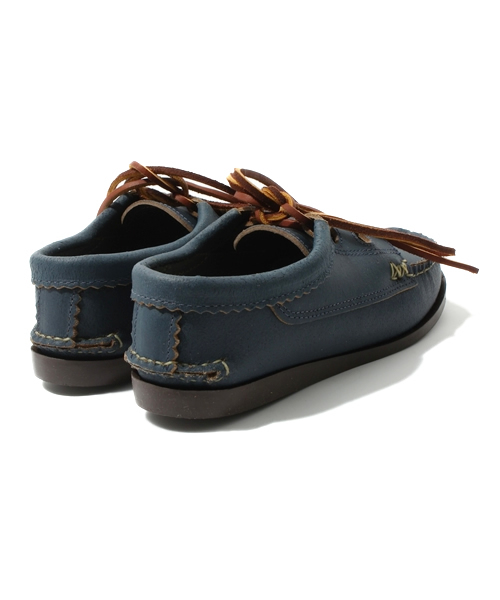 BEAMS BOY（ビームスボーイ）の「△YUKETEN / Ghillie Moccasin Wax Blue（ドレスシューズ・レディース・ブルー系その他・W6.5C/W7C/W7.5C）」の4枚目の写真