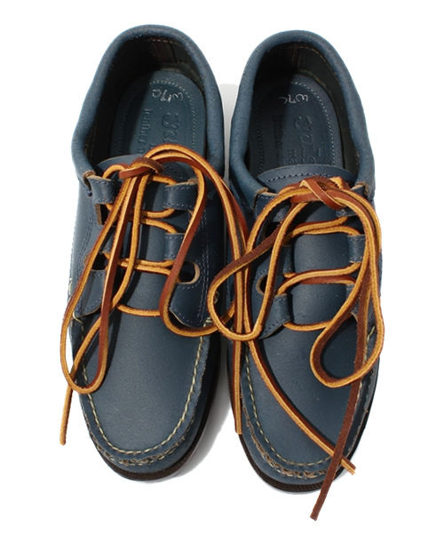 BEAMS BOY（ビームスボーイ）の「△YUKETEN / Ghillie Moccasin Wax Blue（ドレスシューズ・レディース・ブルー系その他・W6.5C/W7C/W7.5C）」の9枚目の写真