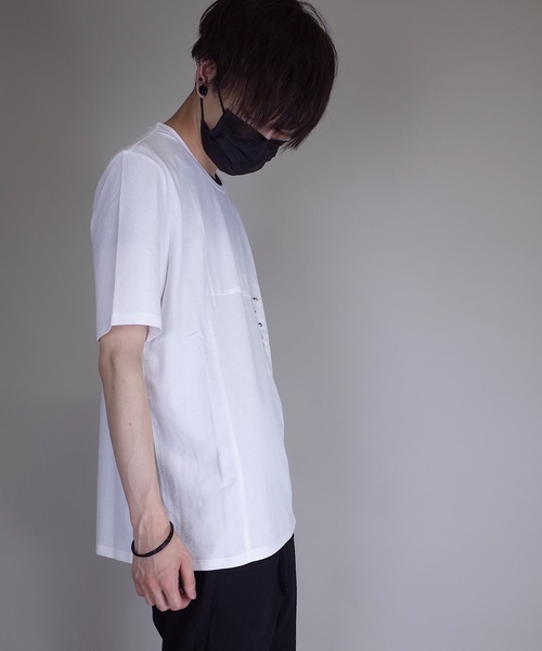 rovtski(ロフトスキー)の「rovtski NGV 胸パッチEMB TEE(Tシャツ/カットソー・メンズ・ホワイト/ブラック・FREE)」の6枚目の写真