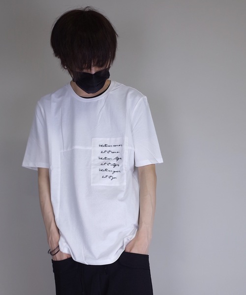 rovtski(ロフトスキー)の「rovtski NGV 胸パッチEMB TEE(Tシャツ/カットソー・メンズ・ホワイト/ブラック・FREE)」の7枚目の写真
