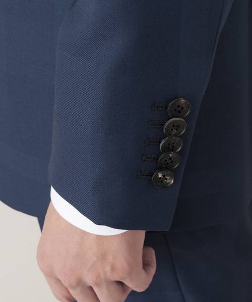 【新品】ブラックレーベルクレストブリッジ　メンズスーツ　ブルー　Mサイズ　38R BLACK LABEL CRESTBRIDGE（ブラックレーベル・クレストブリッジ）の