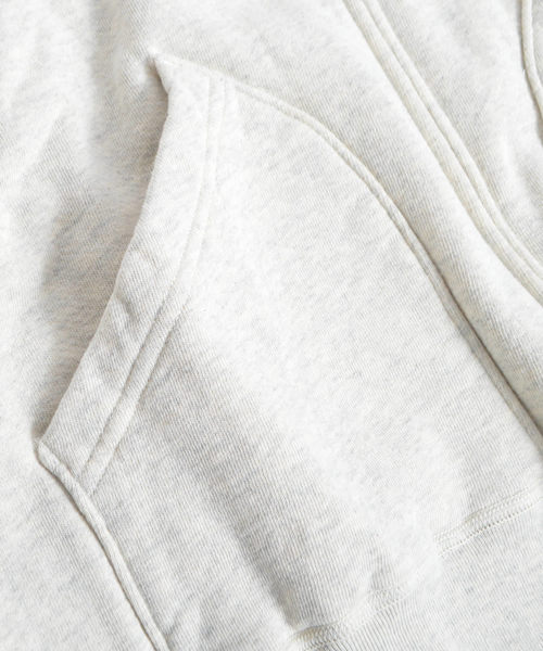 Velva Sheen（ベルバシーン）の「VELVA SHEEN 10oz.HOODED W-ZIP SWEAT（パーカー・メンズ・グレー/オートミール・M/S/L）」の8枚目の写真