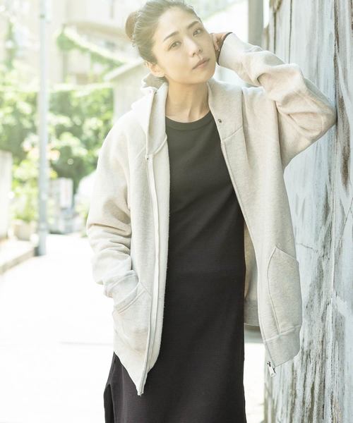 Velva Sheen（ベルバシーン）の「VELVA SHEEN 10oz.HOODED W-ZIP SWEAT（パーカー・メンズ・グレー/オートミール・M/S/L）」の15枚目の写真