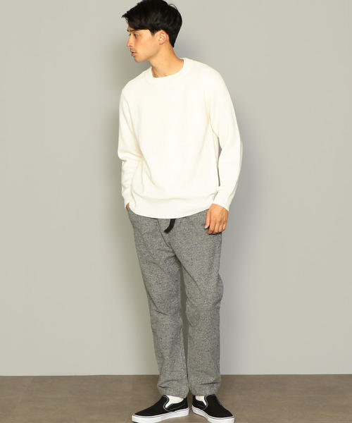 green label relaxing（グリーンレーベルリラクシング）の「CM カタアゼ ラグラン クルーネック ニット ◆（ニット/セーター・メンズ・オフホワイト/ロイヤルブルー/ブラック/オレンジ系その他/グレー/ターコイズブルー/イエロー/ネイビー・M/S/XL/L）」の13枚目の写真