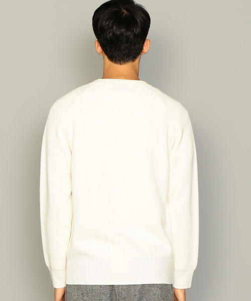 green label relaxing（グリーンレーベルリラクシング）の「CM カタアゼ ラグラン クルーネック ニット（ニット/セーター・メンズ・オレンジ系その他/ターコイズブルー/ロイヤルブルー/オフホワイト/イエロー/ネイビー/ブラック/グレー・M/XL/S/L）」の20枚目の写真