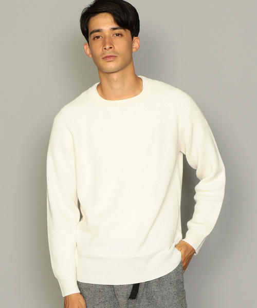 green label relaxing（グリーンレーベルリラクシング）の「CM カタアゼ ラグラン クルーネック ニット（ニット/セーター・メンズ・オレンジ系その他/ターコイズブルー/ロイヤルブルー/オフホワイト/イエロー/ネイビー/ブラック/グレー・M/XL/S/L）」の17枚目の写真