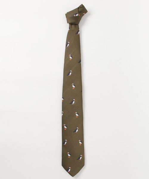 DRAKE'S（ドレイクス）の「Drake's アニマル柄ネクタイ -Made in