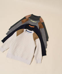 coen | 【昨年人気・coen キッズ / ジュニア】キルティングクルーネックプルオーバー（スウェット）(スウェット)