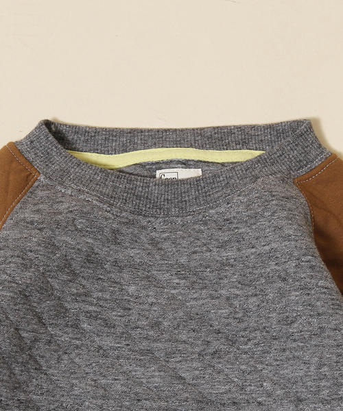 coen（コーエン）の「【昨年人気・coen キッズ / ジュニア】キルティングクルーネックプルオーバー（スウェット）（スウェット・キッズ・ダークグレー/ネイビー/ナチュラル/ダークグリーン・150/120/100/140/130/110）」の19枚目の写真