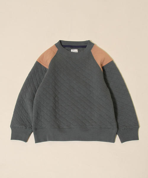 coen（コーエン）の「【昨年人気・coen キッズ / ジュニア】キルティングクルーネックプルオーバー（スウェット）（スウェット・キッズ・ダークグレー/ネイビー/ナチュラル/ダークグリーン・150/120/100/140/130/110）」の18枚目の写真