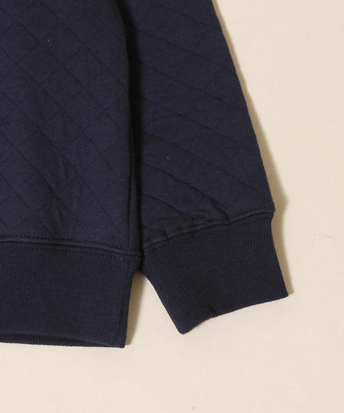 coen（コーエン）の「【昨年人気・coen キッズ / ジュニア】キルティングクルーネックプルオーバー（スウェット）（スウェット・キッズ・ダークグレー/ネイビー/ナチュラル/ダークグリーン・150/120/100/140/130/110）」の10枚目の写真