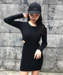 ENVYM | ＣＵＴＴＩＮＧ ＫＮＩＴ ＯＰ(ワンピース)