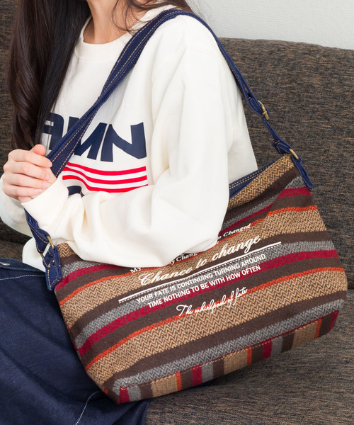 HVC(エイチブイシー)の「チェック柄ショルダーバッグ(ショルダーバッグ・レディース・A/B/C/D/E/F/G/H/I・FREE)」の6枚目の写真