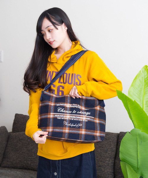 HVC(エイチブイシー)の「チェック柄ショルダーバッグ(ショルダーバッグ・レディース・A/B/C/D/E/F/G/H/I・FREE)」の20枚目の写真