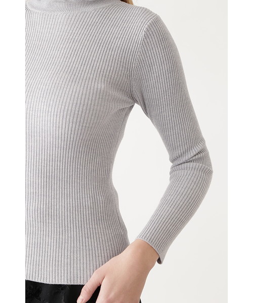 JILL STUART(ジルスチュアート)の「◆<sweet×JILLSTUART>フリルリブタートルニット(ニット/セーター・レディース・ホワイト/グレー/ピンク・FREE)」の14枚目の写真