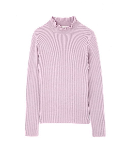 JILL STUART(ジルスチュアート)の「◆<sweet×JILLSTUART>フリルリブタートルニット(ニット/セーター・レディース・ホワイト/グレー/ピンク・FREE)」の11枚目の写真