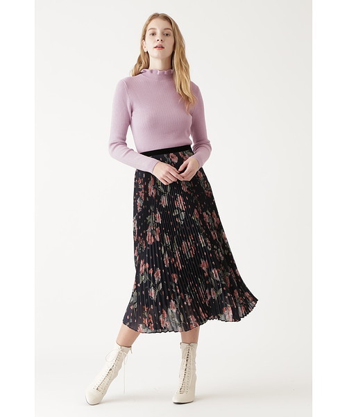 JILL STUART(ジルスチュアート)の「◆<sweet×JILLSTUART>フリルリブタートルニット(ニット/セーター・レディース・ホワイト/グレー/ピンク・FREE)」の13枚目の写真
