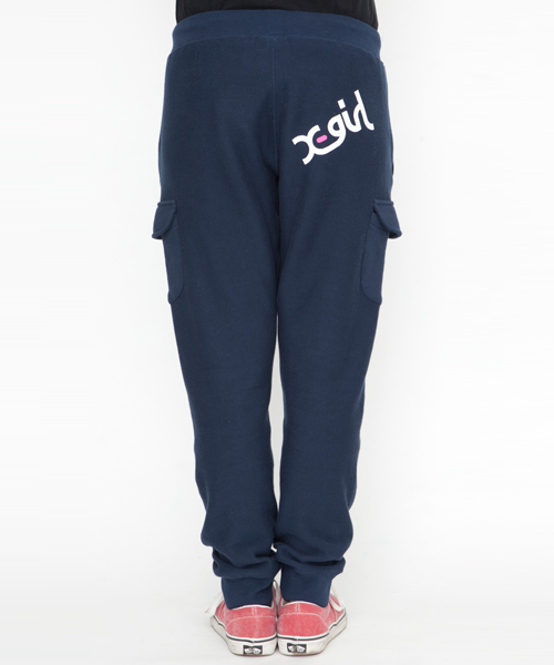 X-girl（エックスガール）の「X-girl×CHAMPION REVERSE WEAVE CARGO PANTS（カーゴパンツ・レディース・ブラック/アッシュグレー/レッド/ネイビー・1/2）」の7枚目の写真