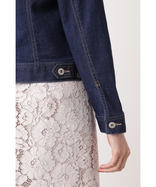 NATURAL BEAUTY BASIC（ナチュラルビューティーベーシック）の「Gジャン（デニムジャケット・レディース・ネイビー・SMALL/MEDIUM/LARGE）」の9枚目の写真