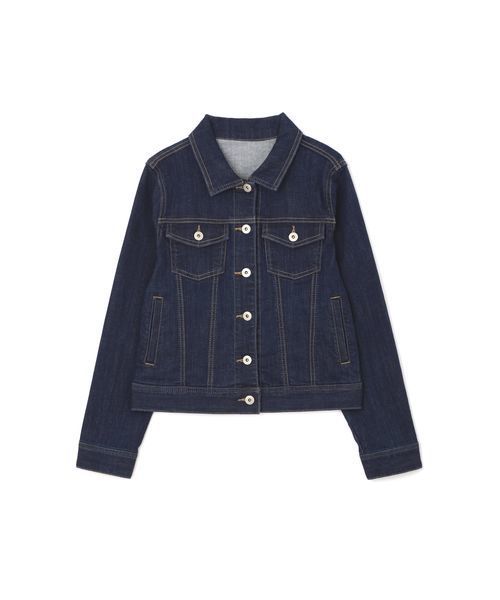 NATURAL BEAUTY BASIC（ナチュラルビューティーベーシック）の「Gジャン（デニムジャケット・レディース・ネイビー・SMALL/MEDIUM/LARGE）」の10枚目の写真