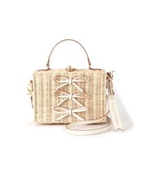 JILL by JILL STUART | スクエアラタンバッグ(トートバッグ)