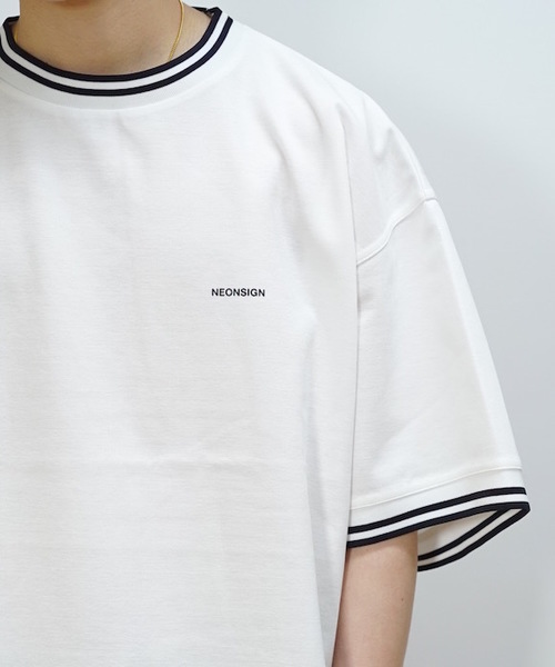 NEONSIGN（ネオンサイン）の「NEON SIGN BRIT T-SHIRT（Tシャツ/カットソー・メンズ・ホワイト/ブラック/レッド・S/M/L）」の4枚目の写真