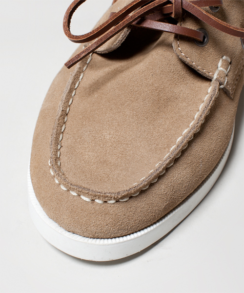 NANO universe（ナノユニバース）の「PETER&CO./ スウェードボートデッキシューズ（スニーカー・メンズ・ブラウン/ベージュ/ネイビー・43/44/41/42）」の13枚目の写真