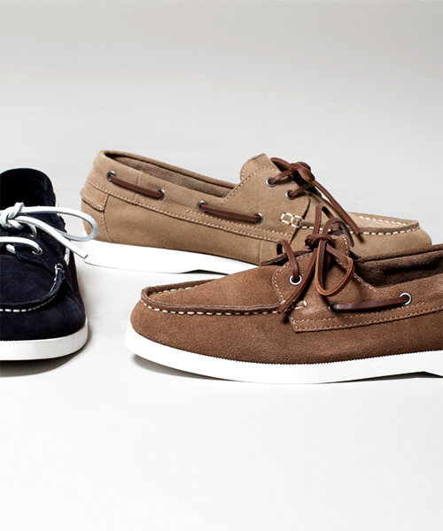 NANO universe（ナノユニバース）の「PETER&CO./ スウェードボートデッキシューズ（スニーカー・メンズ・ブラウン/ベージュ/ネイビー・43/44/41/42）」の5枚目の写真