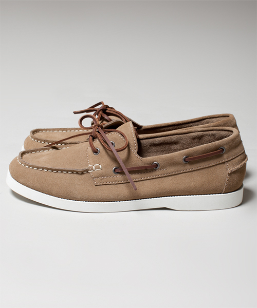 NANO universe（ナノユニバース）の「PETER&CO./ スウェードボートデッキシューズ（スニーカー・メンズ・ブラウン/ベージュ/ネイビー・43/44/41/42）」の11枚目の写真