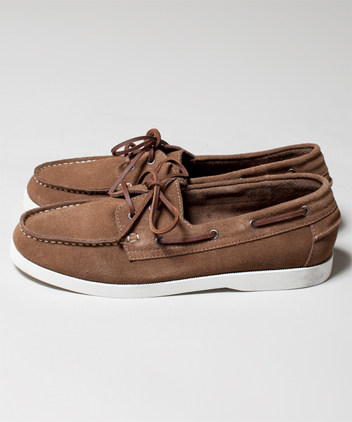 NANO universe（ナノユニバース）の「PETER&CO./ スウェードボートデッキシューズ（スニーカー・メンズ・ブラウン/ベージュ/ネイビー・43/44/41/42）」の12枚目の写真