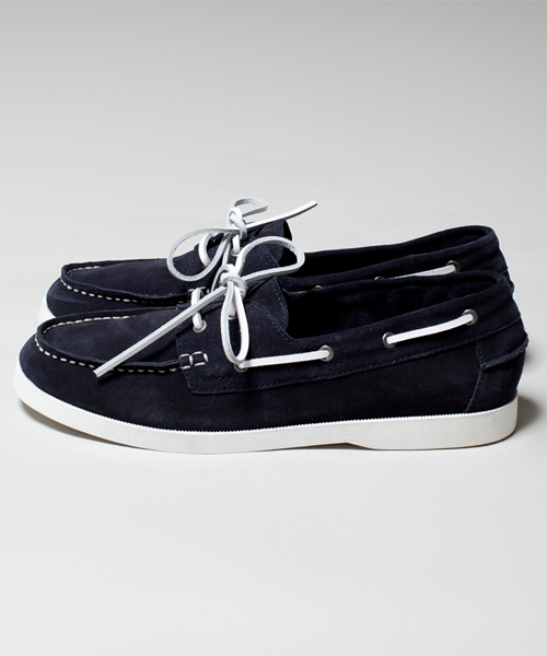 NANO universe（ナノユニバース）の「PETER&CO./ スウェードボートデッキシューズ（スニーカー・メンズ・ブラウン/ベージュ/ネイビー・43/44/41/42）」の6枚目の写真