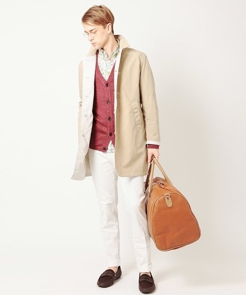 BEAMSリバーシブルステンカラーコート L BEAMS LIGHTS Men's（ビームスライツ メンズ）の「○BEAMS