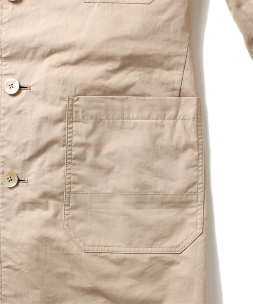 BEAMS LIGHTS Men's（ビームスライツ メンズ）の「○BEAMS LIGHTS / リバーシブルステンカラーコート（ステンカラーコート・メンズ・カーキ/ネイビー/レッド・X-LARGE/MEDIUM/LARGE/SMALL）」の10枚目の写真