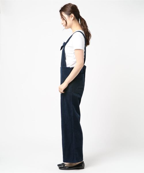 Ocean Pacific（オーシャンパシフィック）の「サロペット OP 529350（サロペット/オーバーオール・レディース・ブルー/ベージュ/ネイビー・M/L）」の4枚目の写真