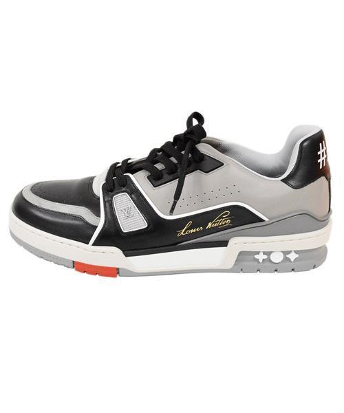 LOUIS VUITTON ブラック レースアップシューズ ブランド古着】Virgil Abloh ヴァージルアブロ Louis Vuitton sneaker