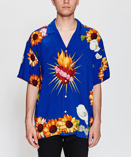 PLEASURES(プレジャー)の「<PLEASURES> GANGSTER SHT/シャツ(シャツ/ブラウス・メンズ・ロイヤルブルー/ブラック/イエロー・MEDIUM/LARGE)」の2枚目の写真