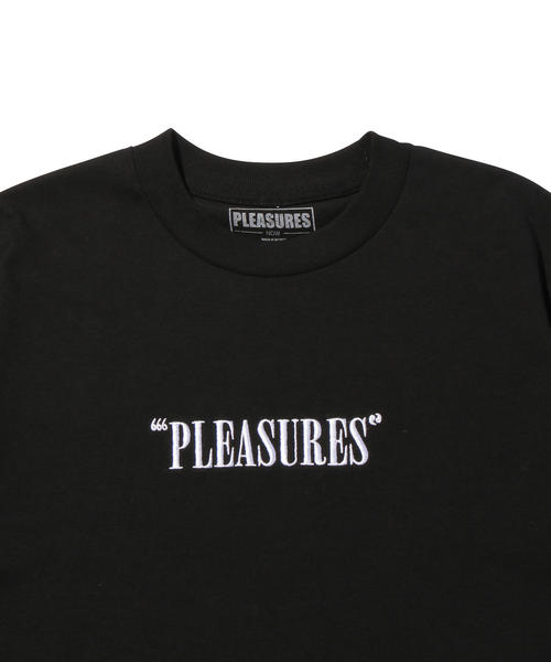 PLEASURES（プレジャー）の「＜PLEASURES＞ LOGO EMBRO TEE/Tシャツ（Tシャツ/カットソー・メンズ・ホワイト/ブラック・MEDIUM/LARGE）」の4枚目の写真