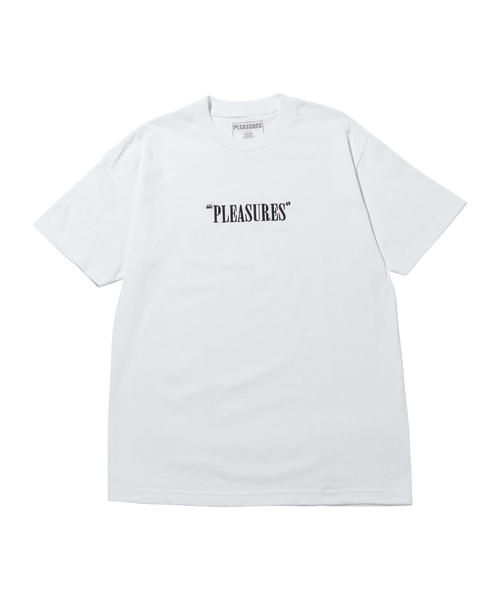 PLEASURES（プレジャー）の「＜PLEASURES＞ LOGO EMBRO TEE/Tシャツ（Tシャツ/カットソー・メンズ・ホワイト/ブラック・MEDIUM/LARGE）」の13枚目の写真