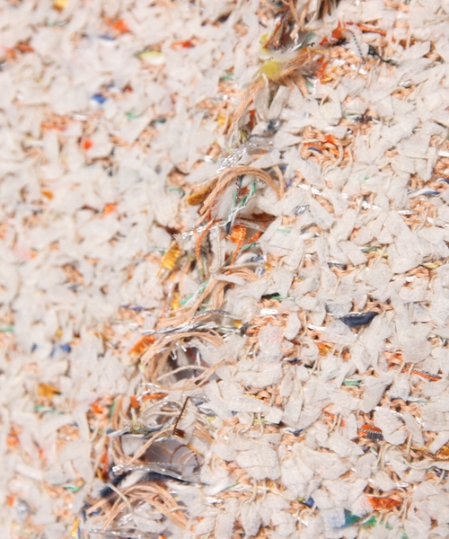 自由区（ジユウク）の「ラグジュアリーニットツィード　ジャケット（ノーカラージャケット・レディース・ネイビー系1/ベージュ系/ホワイト系・46/44）」の16枚目の写真