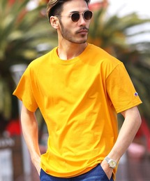 【関税込】 半袖 Tシャツ - ゴールド GOLDJAPAN 大きいサイズ レディース トップス Tシャツ ラウンド