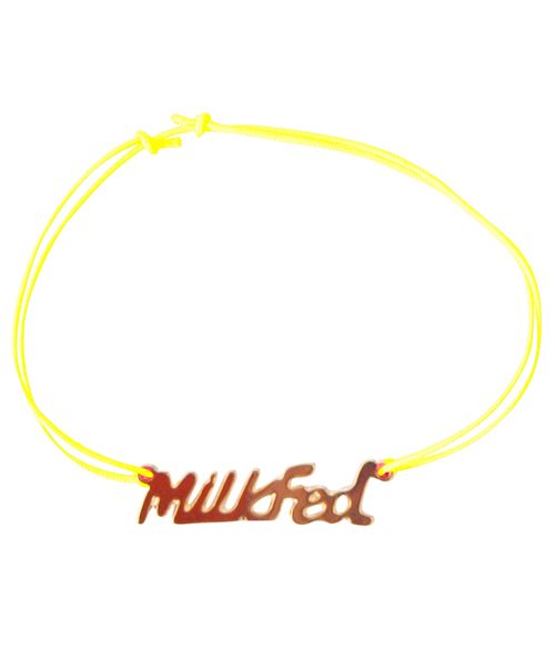 MILKFED.（ミルクフェド）の「LOGO BRACELET　（ブレスレット）（ブレスレット・レディース・ピンク/ライトブルー/ブラック/イエロー/ライトグリーン・ONE SIZE）」の5枚目の写真