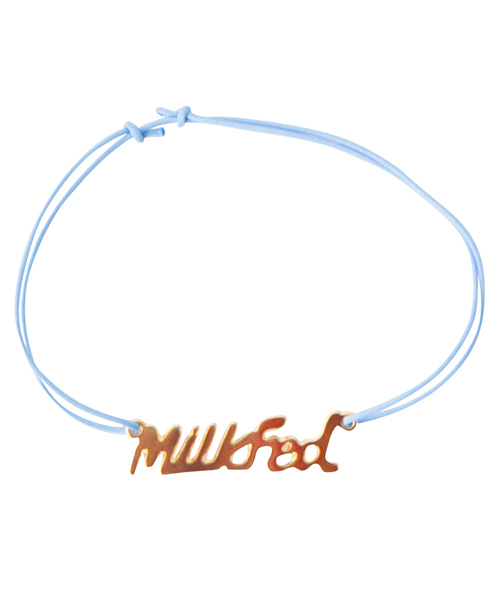 MILKFED.（ミルクフェド）の「LOGO BRACELET　（ブレスレット）（ブレスレット・レディース・ピンク/ライトブルー/ブラック/イエロー/ライトグリーン・ONE SIZE）」の4枚目の写真