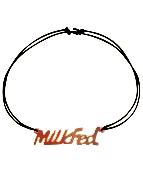 MILKFED.（ミルクフェド）の「LOGO BRACELET　（ブレスレット）（ブレスレット・レディース・ピンク/ライトブルー/ブラック/イエロー/ライトグリーン・ONE SIZE）」の2枚目の写真