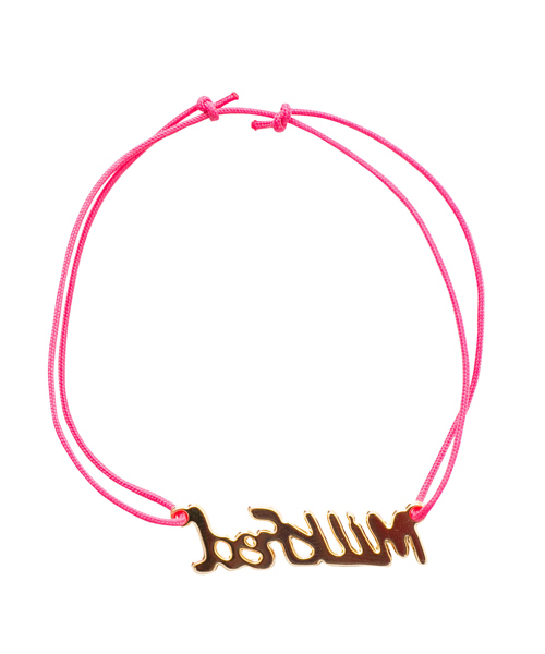 MILKFED.（ミルクフェド）の「LOGO BRACELET　（ブレスレット）（ブレスレット・レディース・ピンク/ライトブルー/ブラック/イエロー/ライトグリーン・ONE SIZE）」の7枚目の写真