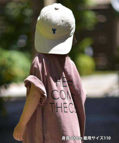 coen(コーエン)の「【新色ブラウン登場・ママとお揃い可能・coen キッズ / ジュニア】バックロゴTワンピース(カットソーワンピース)(ワンピース・キッズ・ブラック/ベージュ/ブラウン・110/130/150)」の13枚目の写真