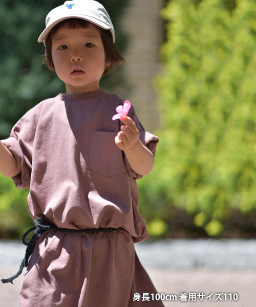 coen(コーエン)の「【新色ブラウン登場・ママとお揃い可能・coen キッズ / ジュニア】バックロゴTワンピース(カットソーワンピース)(ワンピース・キッズ・ブラック/ベージュ/ブラウン・110/130/150)」の14枚目の写真