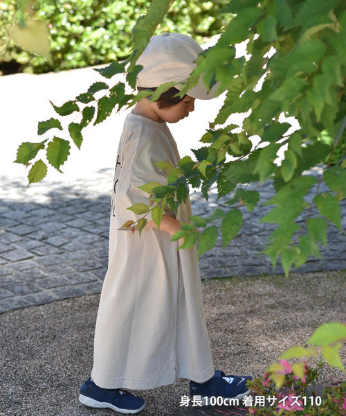 coen(コーエン)の「【新色ブラウン登場・ママとお揃い可能・coen キッズ / ジュニア】バックロゴTワンピース(カットソーワンピース)(ワンピース・キッズ・ブラック/ベージュ/ブラウン・110/130/150)」の5枚目の写真